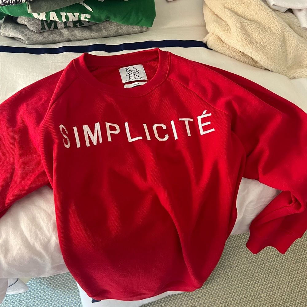 Crew neck sweatshirt